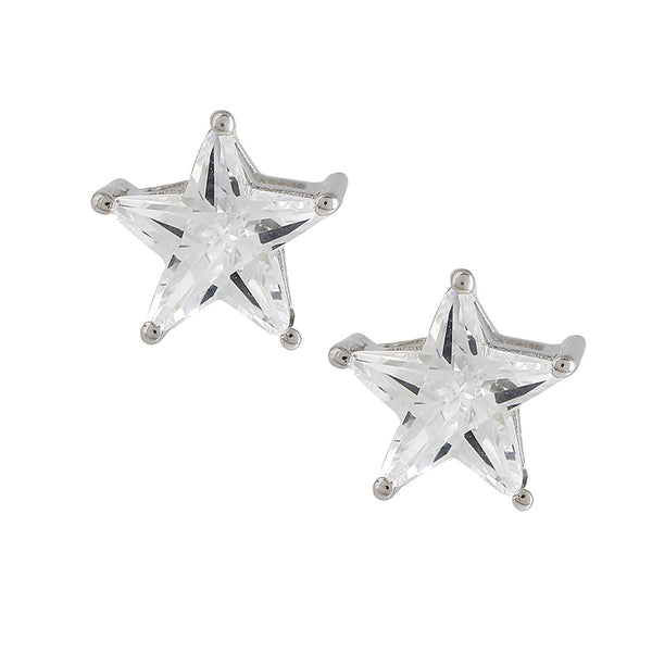 925 Sterling Silver Earrings Star CZ – Diamond Nose Rings