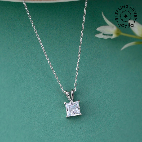 Wonky Squares Sterling buy Silver Necklace/Pendant