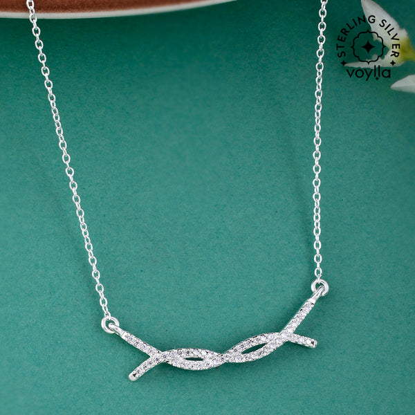 Elegant 925 Sterling Silver Necklace Pendant – VOYLLA