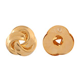 Voyage Sassy Knots Yellow Gold Studs