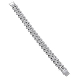 Eclipse Regal Elegance American Diamond Men's Bracelet