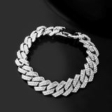 Eclipse Regal Elegance American Diamond Men's Bracelet