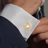 Golden Aura Mens Cufflinks