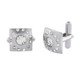 Titan Silver Mens Cufflinks