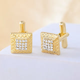 Golden Radiance Men's Cufflinks