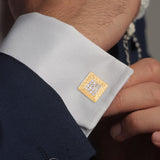 Golden Radiance Men's Cufflinks