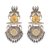 Antique Opulance Elegance Redefined Chandbali Earrings