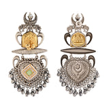 Antique Opulance Elegance Redefined Chandbali Earrings