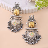 Antique Opulance Elegance Redefined Chandbali Earrings