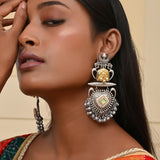 Antique Opulance Elegance Redefined Chandbali Earrings