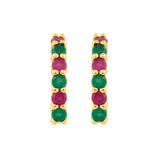 Sparkling Essentials Kavya Hoop Stud Earrings