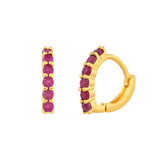 Sparkling Essentials Avani Hoop Stud Earrings