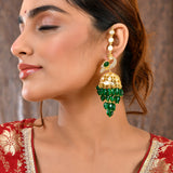 Panchhi Maurika Statement Jhumka Earrings