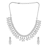 Sparkling Opulance Timeless American Diamond Necklace Set