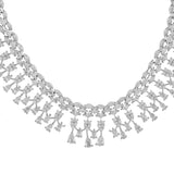 Sparkling Opulance Timeless American Diamond Necklace Set