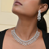 Sparkling Opulance Timeless American Diamond Necklace Set