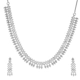 Sparkling Opulance Dazzling American Diamond Necklace Set