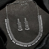 Sparkling Opulance Dazzling American Diamond Necklace Set