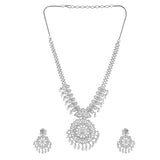 Sparkling Opulance Luxe American Diamond Necklace Set