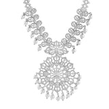 Sparkling Opulance Luxe American Diamond Necklace Set