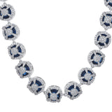 Sparkling Essentials Celestial Blue American Diamond Necklace Set