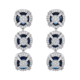 Sparkling Essentials Celestial Blue American Diamond Necklace Set