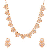 Kundan Essentials Golden Blossoms Necklace Set