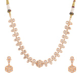 Kundan Essentials Sparkling Blooms Necklace Set