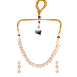 Kundan Opulance Golden Heritage Necklace Set