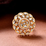 Kundan Opulance Rajvadi Ring