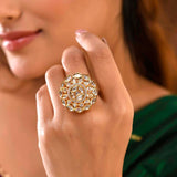 Kundan Opulance Rajvadi Ring