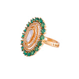 Kundan Opulance Smarag Emerald Ring