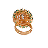 Kundan Opulance Smarag Emerald Ring