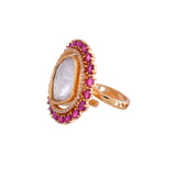 Kundan Opulance Rani'S Rose Ring