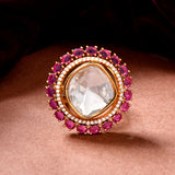 Kundan Opulance Rani'S Rose Ring