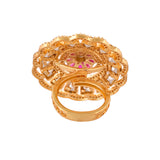 Kundan Opulance Royal Bloom Ring