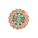 Kundan Opulance Majestic Bloom Ring