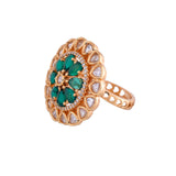 Kundan Opulance Majestic Bloom Ring