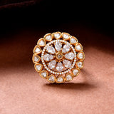 Kundan Opulance Chandra’S Bloom Ring