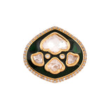 Kundan Elegance Rajputana Ring