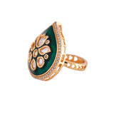 Kundan Elegance Sultana Ring