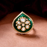 Kundan Elegance Sultana Ring