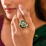 Kundan Elegance Sultana Ring