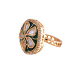 Kundan Elegance Marquess Ring