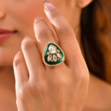 Kundan Elegance Kiara Ring