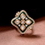 Kundan Elegance Meher Ring