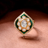 Kundan Elegance Rajvanshi Ring