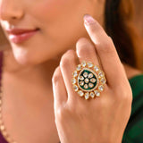 Kundan Opulance Nawabi Bliss Ring