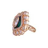 Kundan Opulance Kohinoor Glow Ring