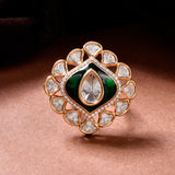 Kundan Opulance Kohinoor Glow Ring